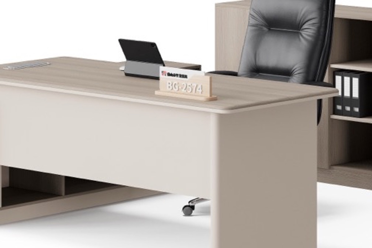 Meja Direktur L-Shape — detail fitur 2