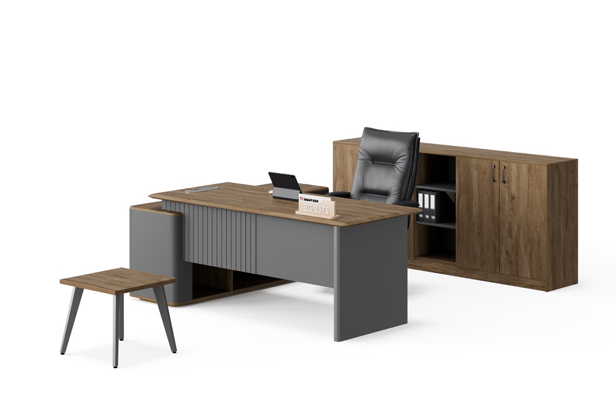 Meja Eksekutif L-Shape 2000 mm — detail fitur 1