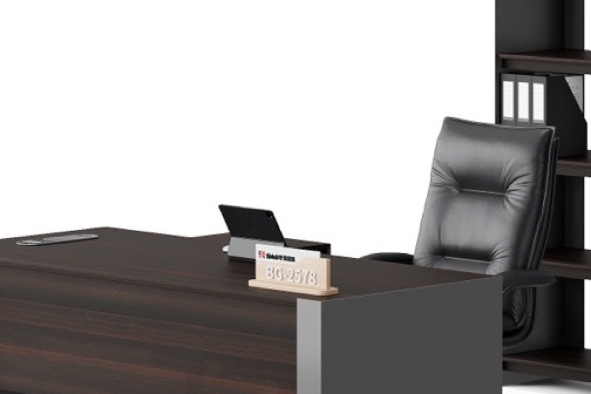 Director L-Desk + Bookshelf — feature detail 5