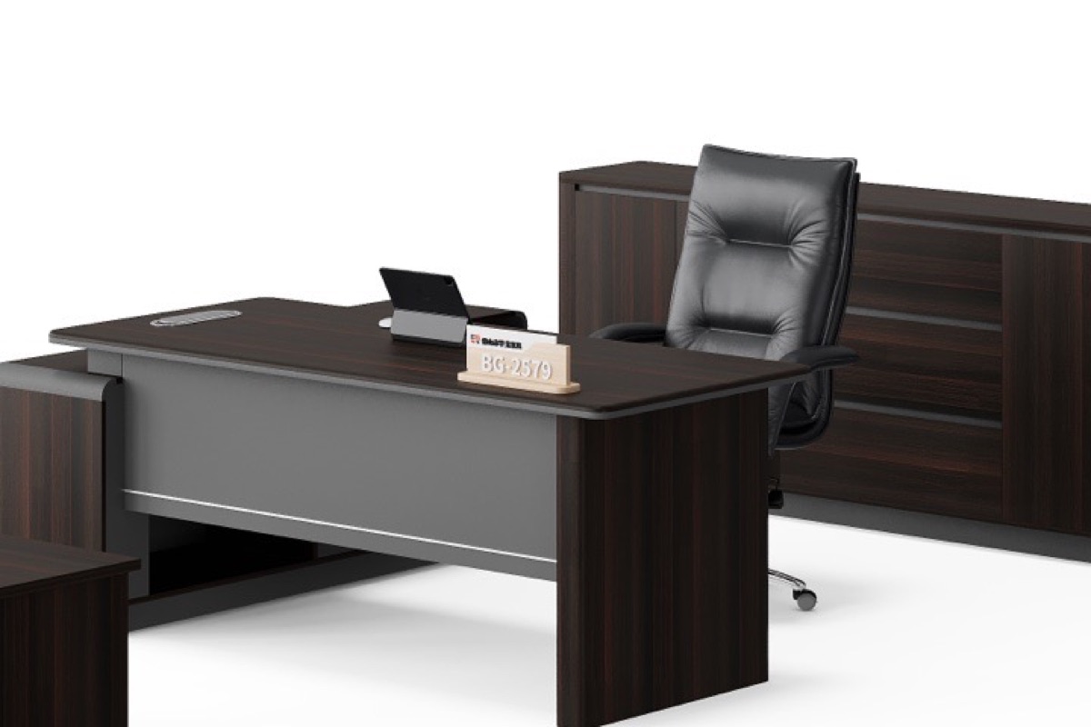 Meja Direktur Lurus Kabinet — detail fitur 1