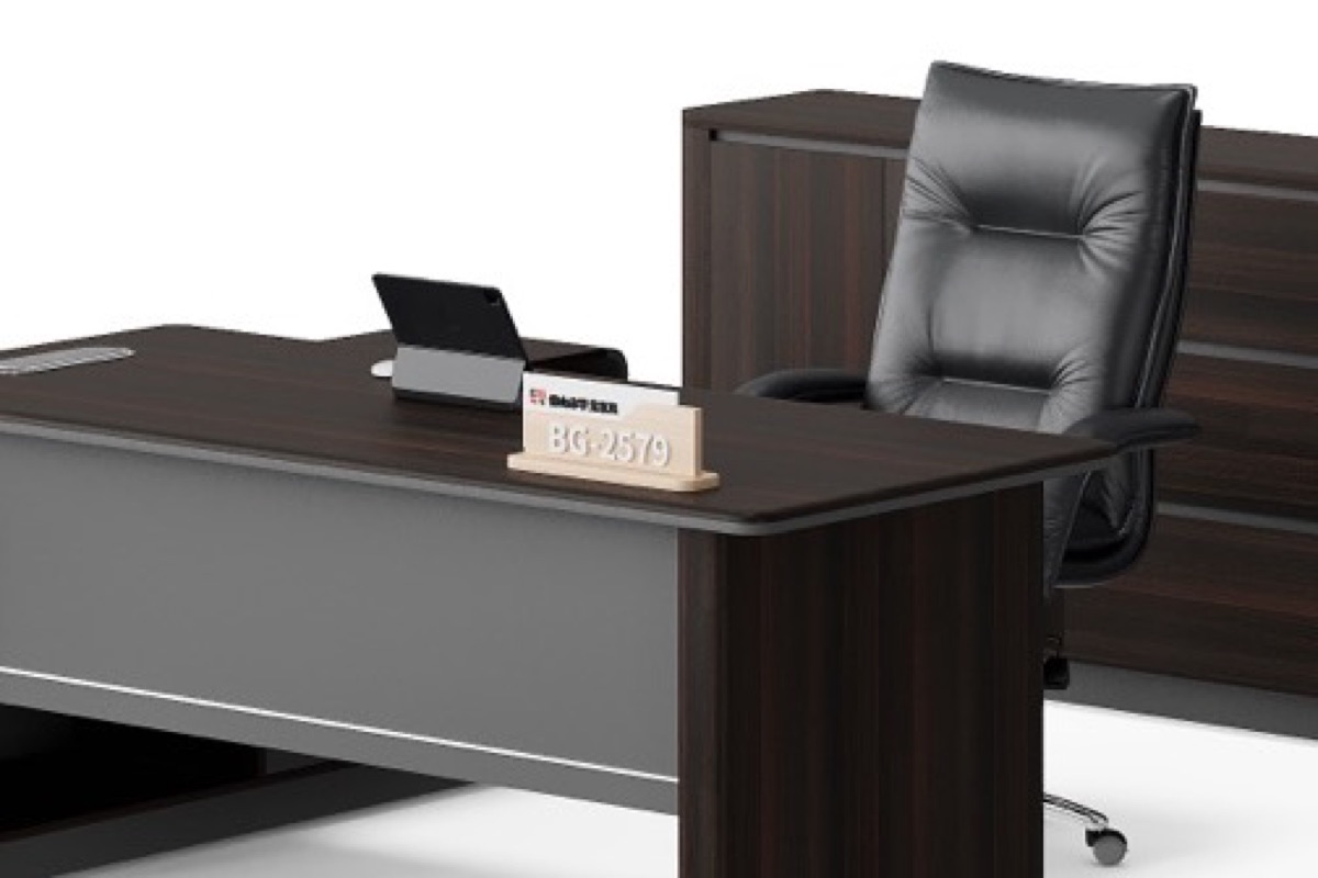Meja Direktur Lurus Kabinet — detail fitur 2