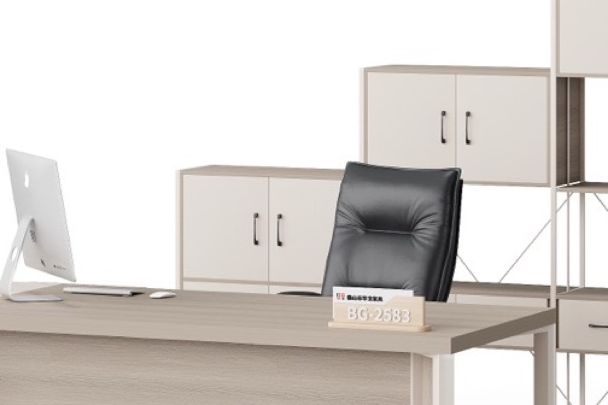 Meja Eksekutif L-Shape — detail fitur 2