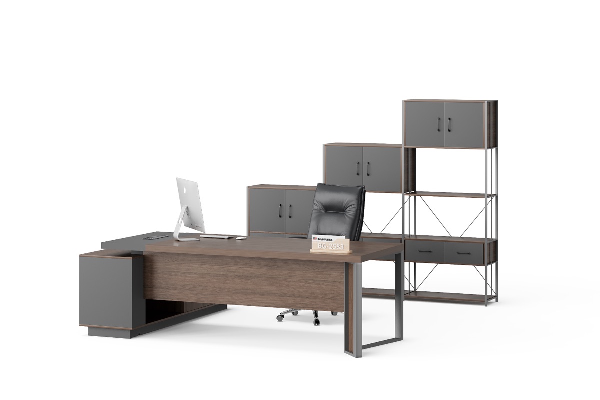 Meja Eksekutif L-Shape — detail fitur 4
