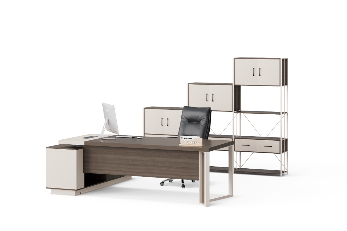 Meja Eksekutif L-Shape — detail fitur 7