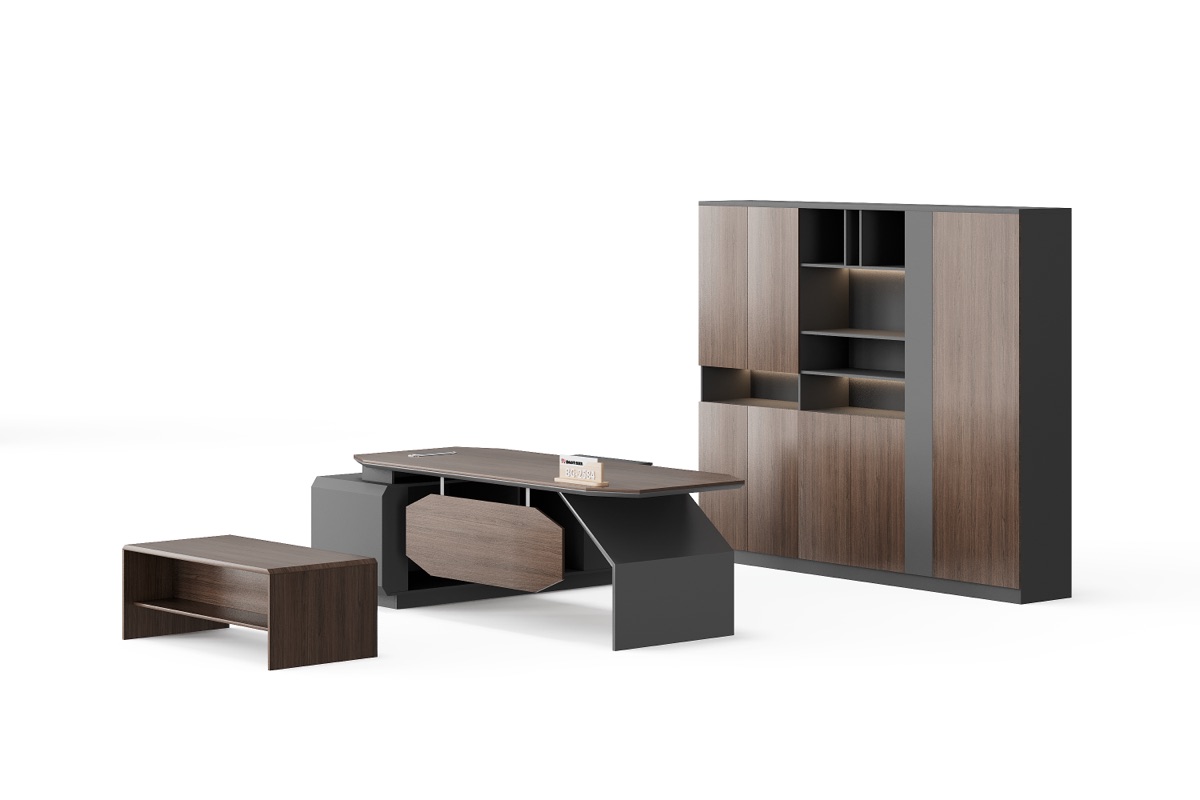 Meja Eksekutif L-Shape — detail fitur 3