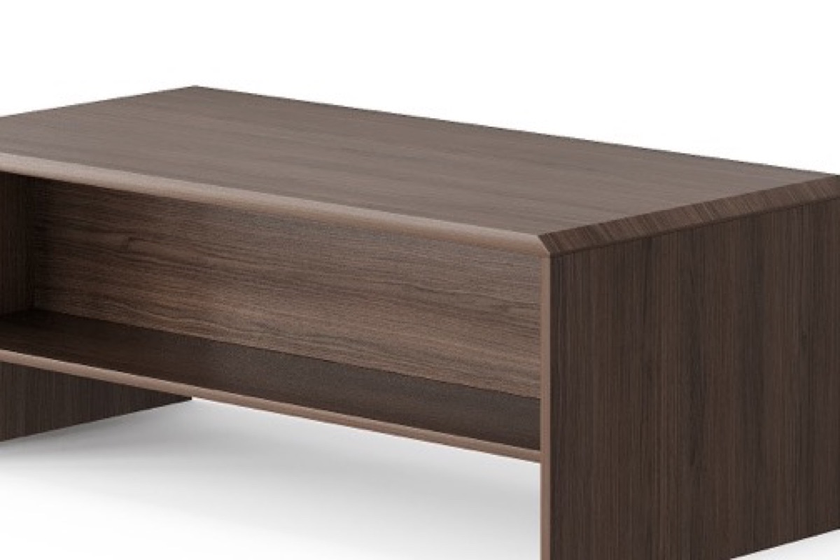 Office Coffee Table with Lower Shelf — feature detail 2