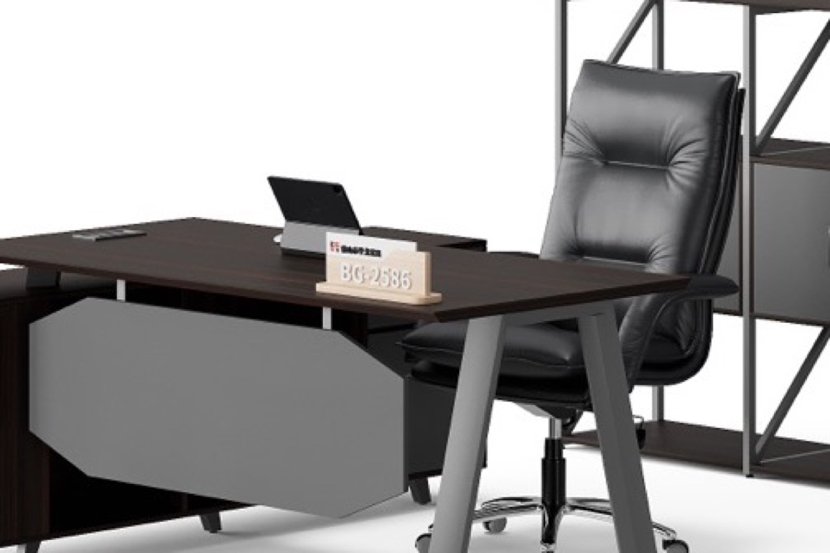 L-Shape Executive Desk — feature detail 2