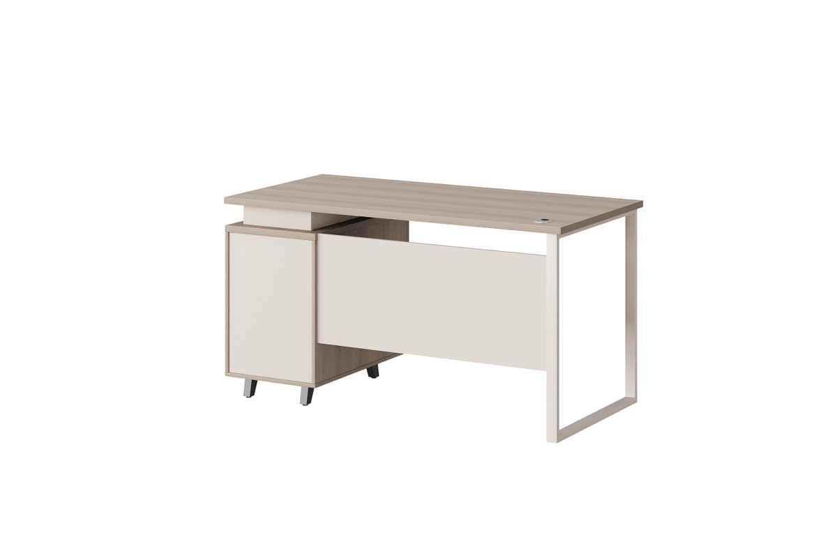 Meja Manajer 140 cm Kabinet Samping — BG-2587-14-G2 — Foshan China office furniture manufacturer