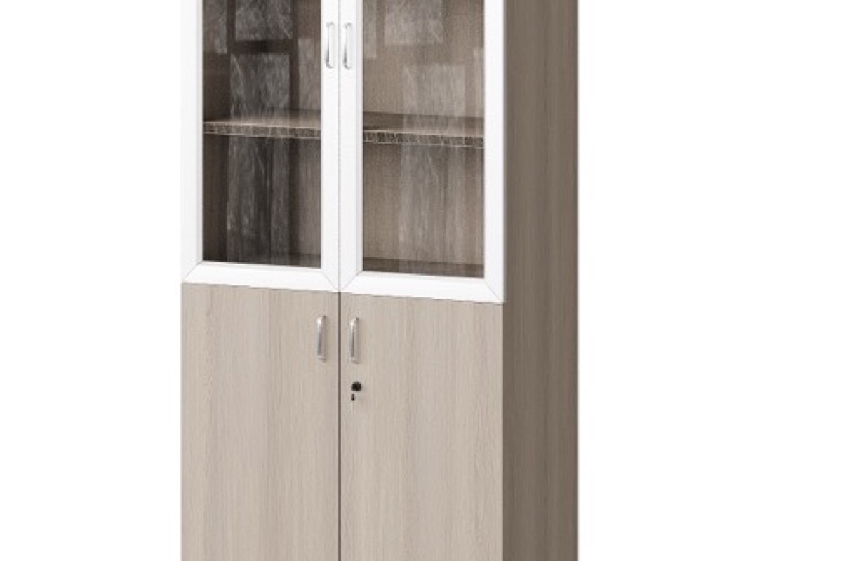Glass-Door Display Filing Cabinet — feature detail 2