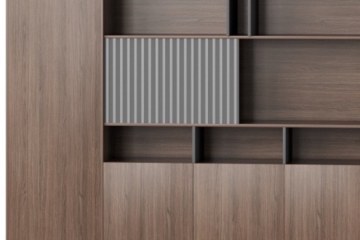 Office Bookcase Open Compartments — feature detail 2