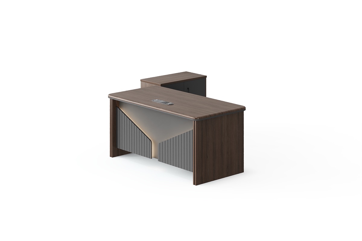 Premium L-Shape Director Desk — feature detail 1