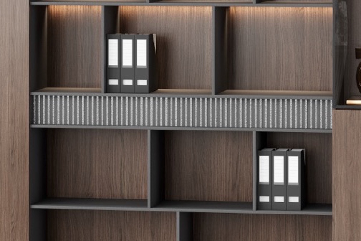 Kabinet Display Kantor Lampu LED — detail fitur 2