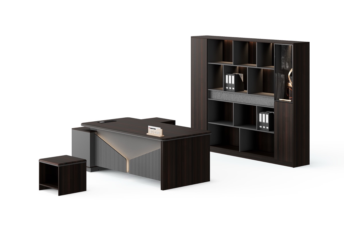 Meja Eksekutif L-Shape — detail fitur 2