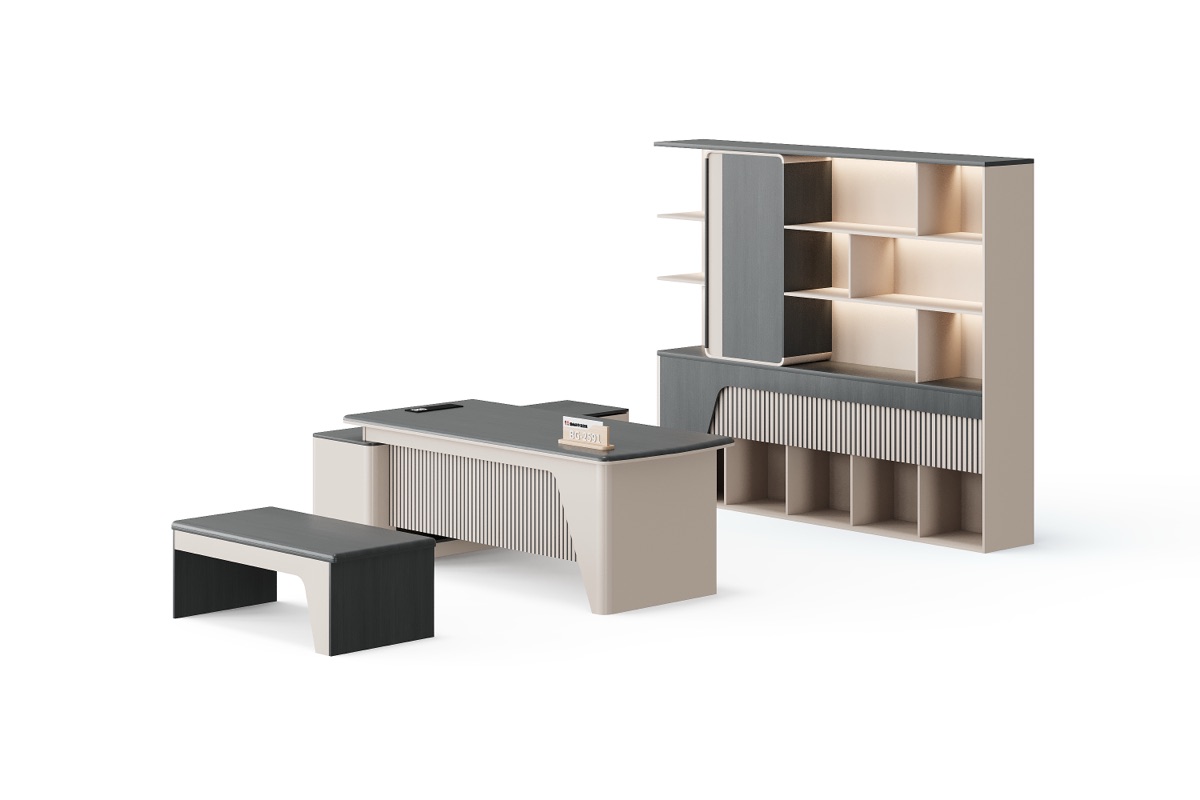 Meja Eksekutif L — detail fitur 1