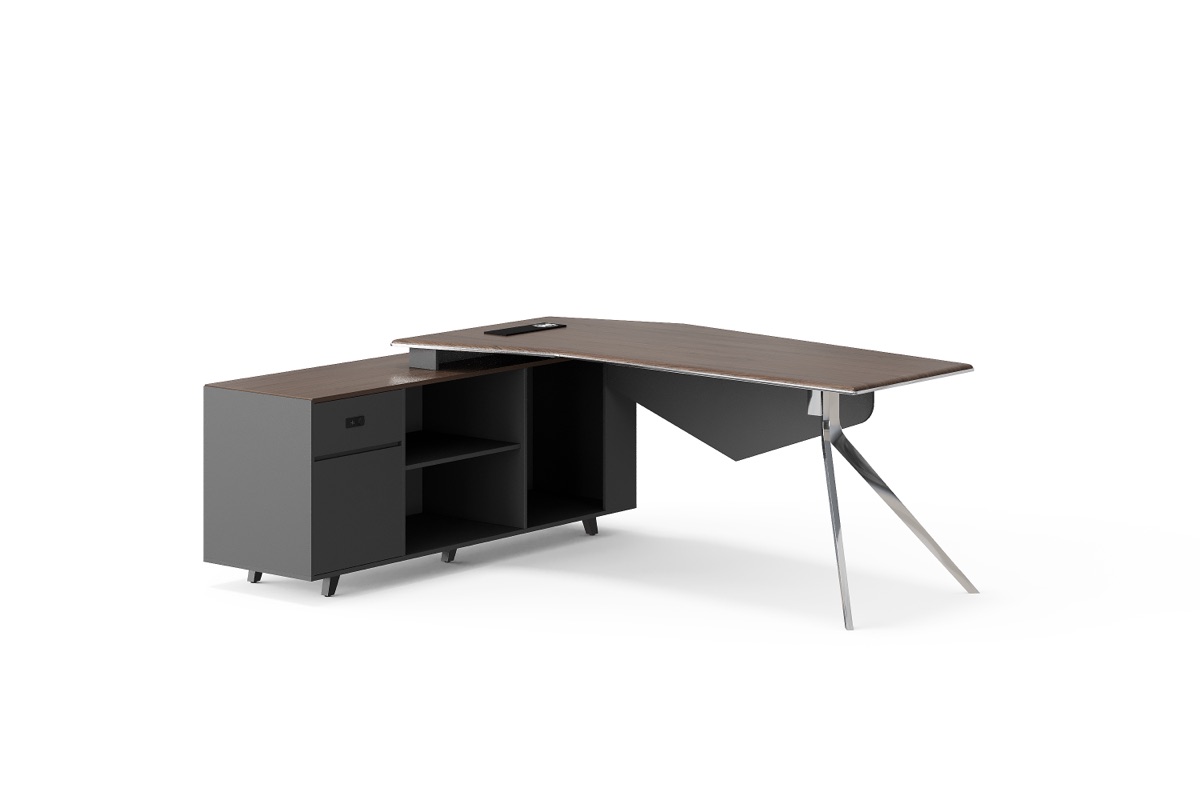 BG Reaches 461 Products: L-Shape Director Desks & Cabinets
