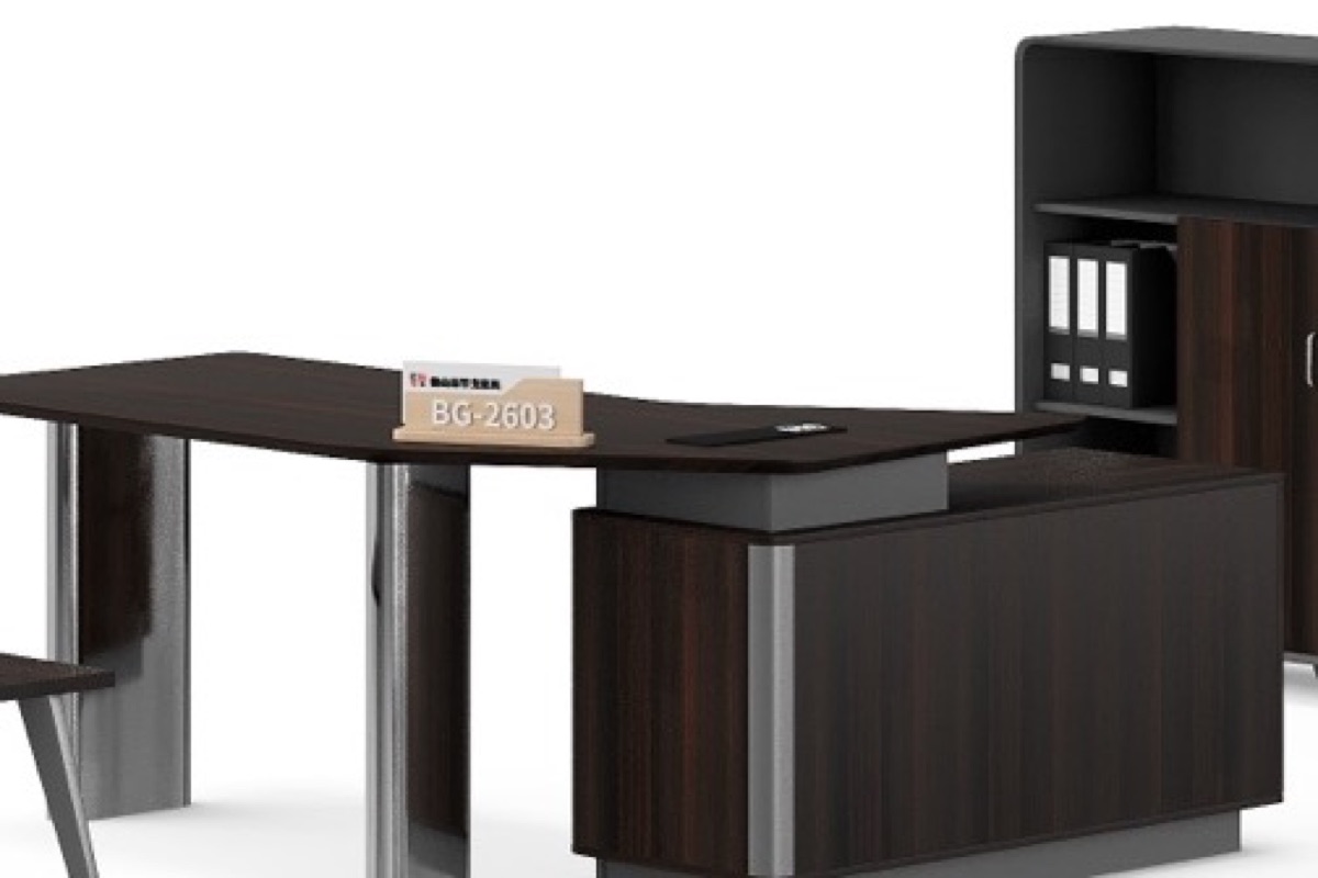 Meja Direktur L-Shape 2026 — detail fitur 2