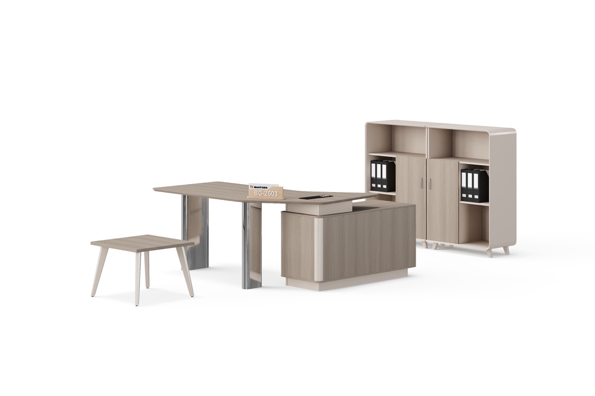 Meja Direktur L-Shape 2026 — detail fitur 7