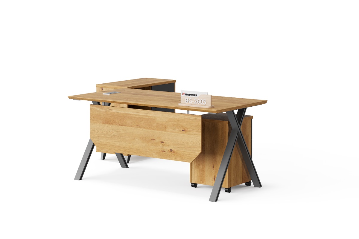 Meja Staf 1.2m/1.4m — detail fitur 1