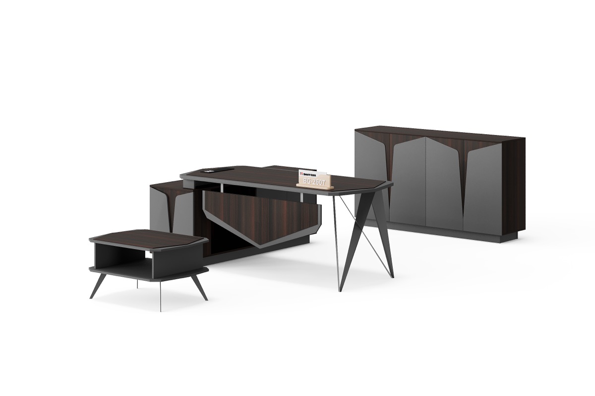 Meja Eksekutif L-Shape — BG-2607LA — Foshan China office furniture manufacturer