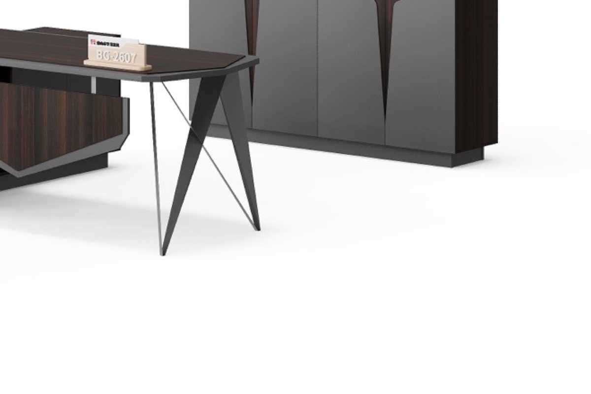 Meja Eksekutif L-Shape — detail fitur 2
