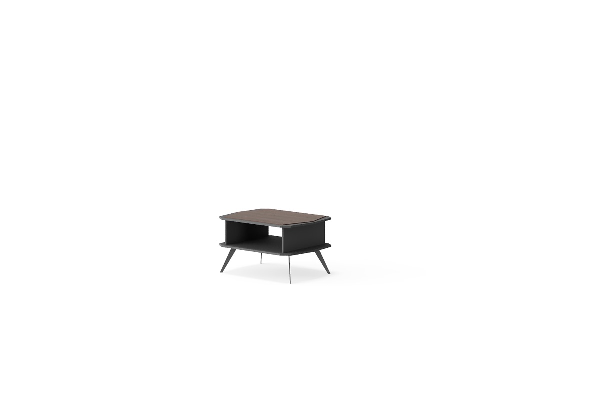 Meja Kopi Walnut Rak Bawah — BG-2607T