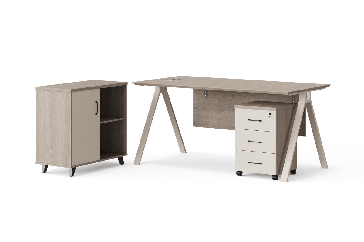 Meja Staf 1.2m/1.4m — detail fitur 1