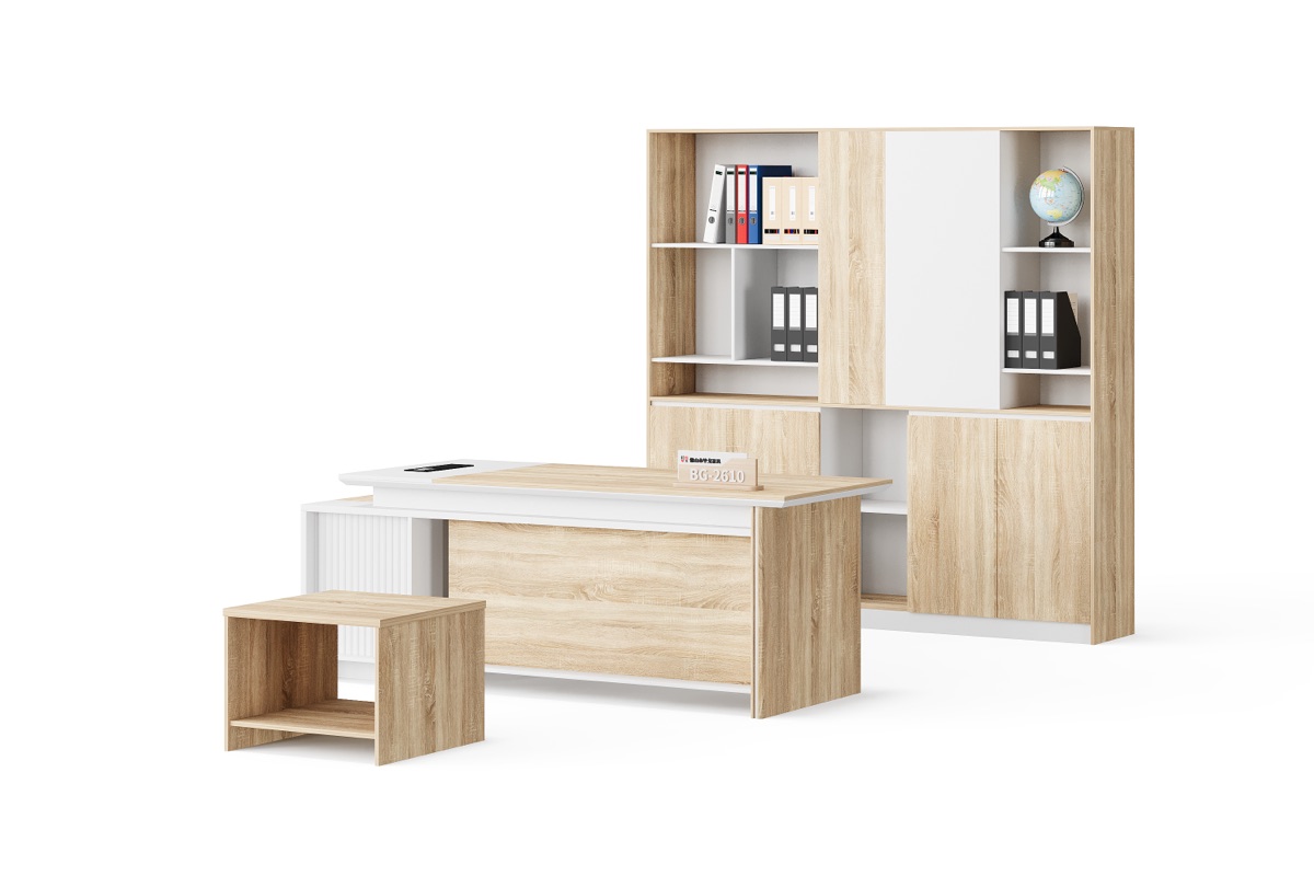 Meja Eksekutif L-Shape — detail fitur 1