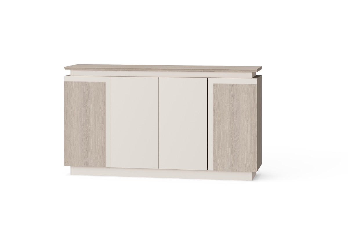 Kabinet Kantor Dua Warna Pintu Panel — BG-2613B