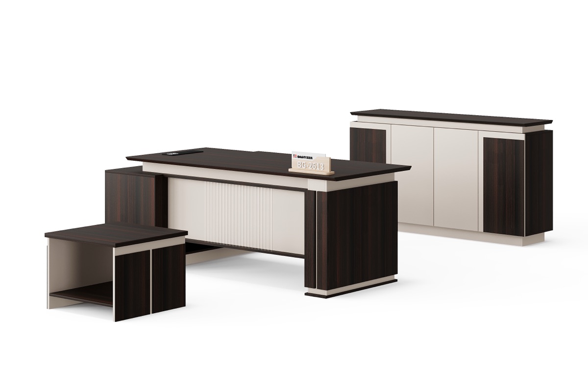 L-Shape Manager Desk — feature detail 2