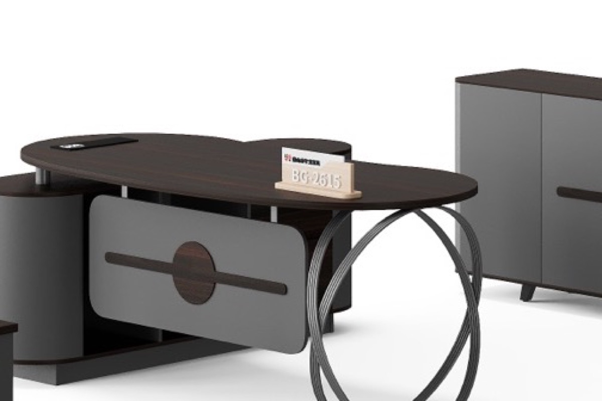 L-Shape Executive Desk — feature detail 2