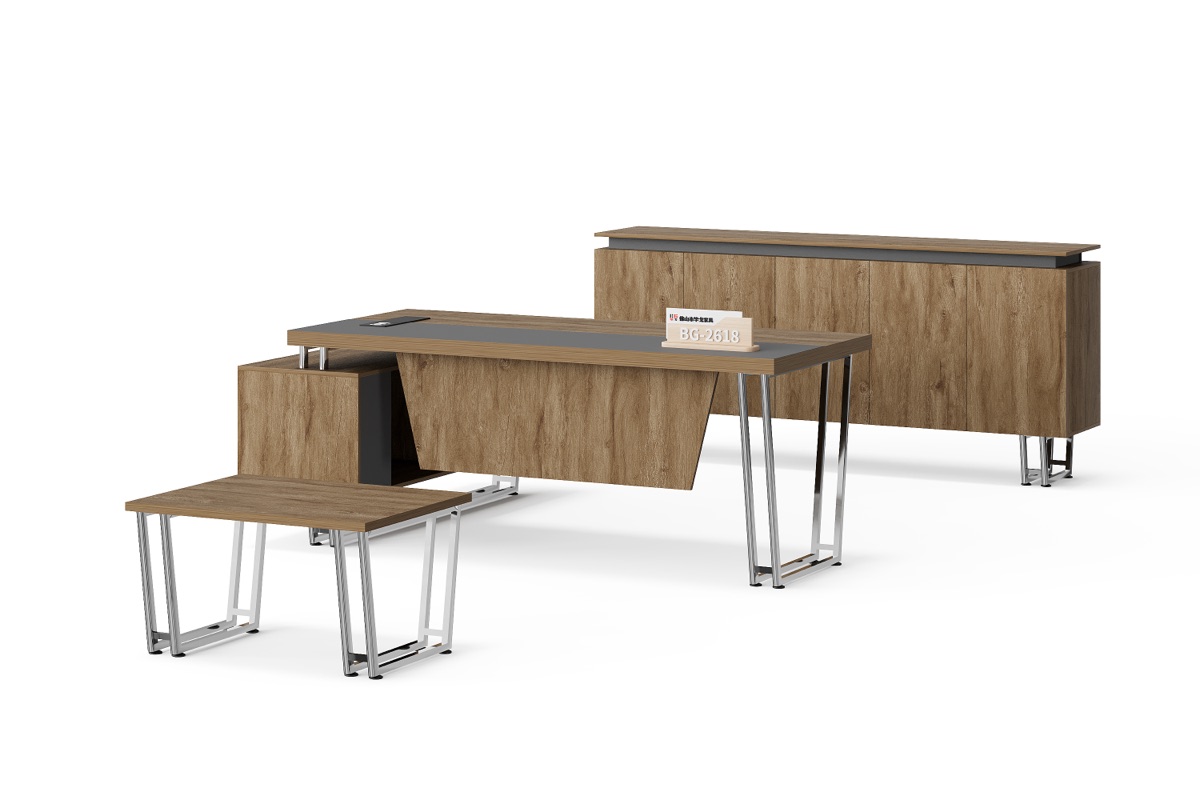 Meja Eksekutif L-Shape — BG-2618LA — Foshan China office furniture manufacturer
