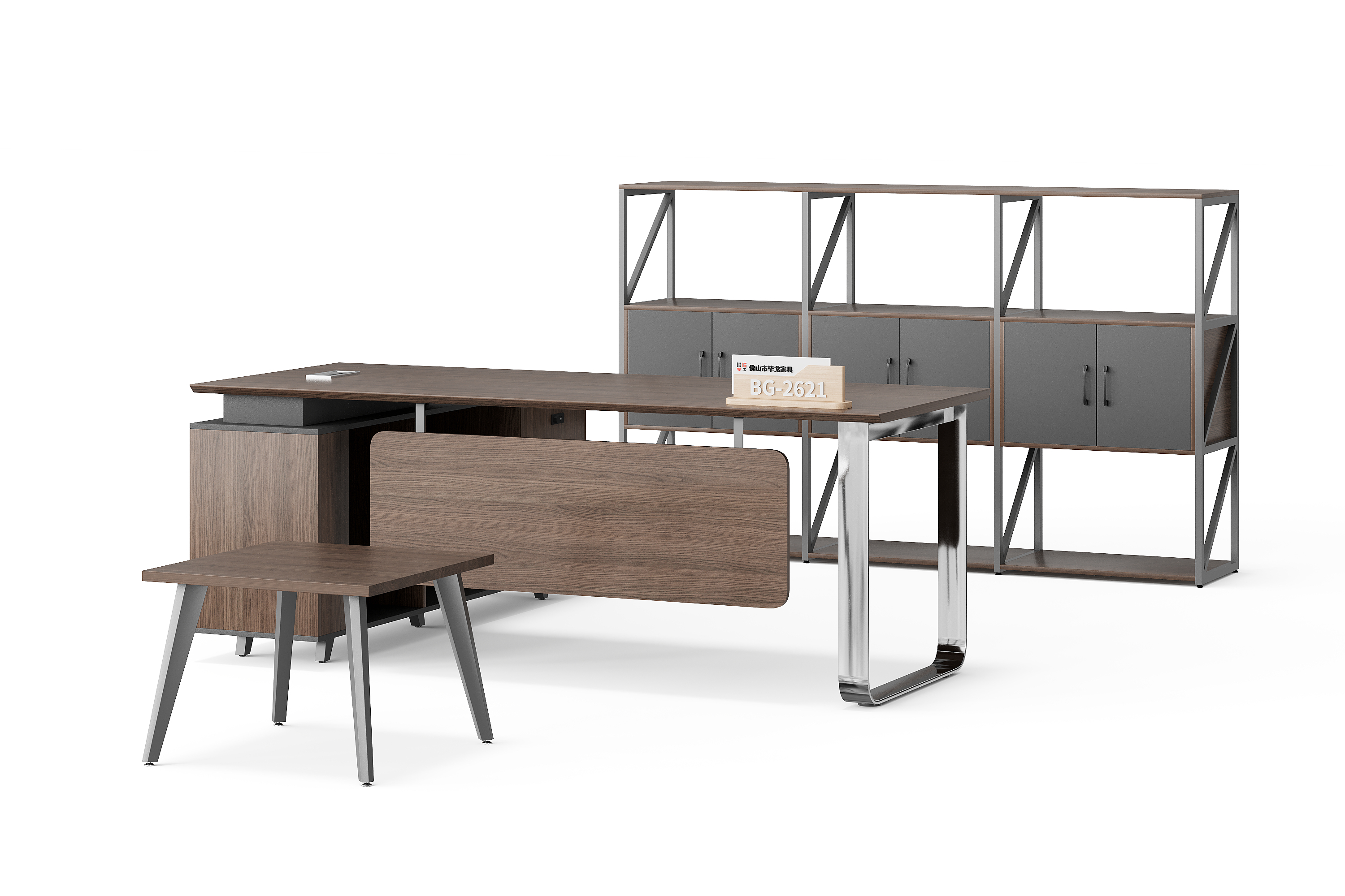 Meja Manajer L-Shape — BG-2621LA