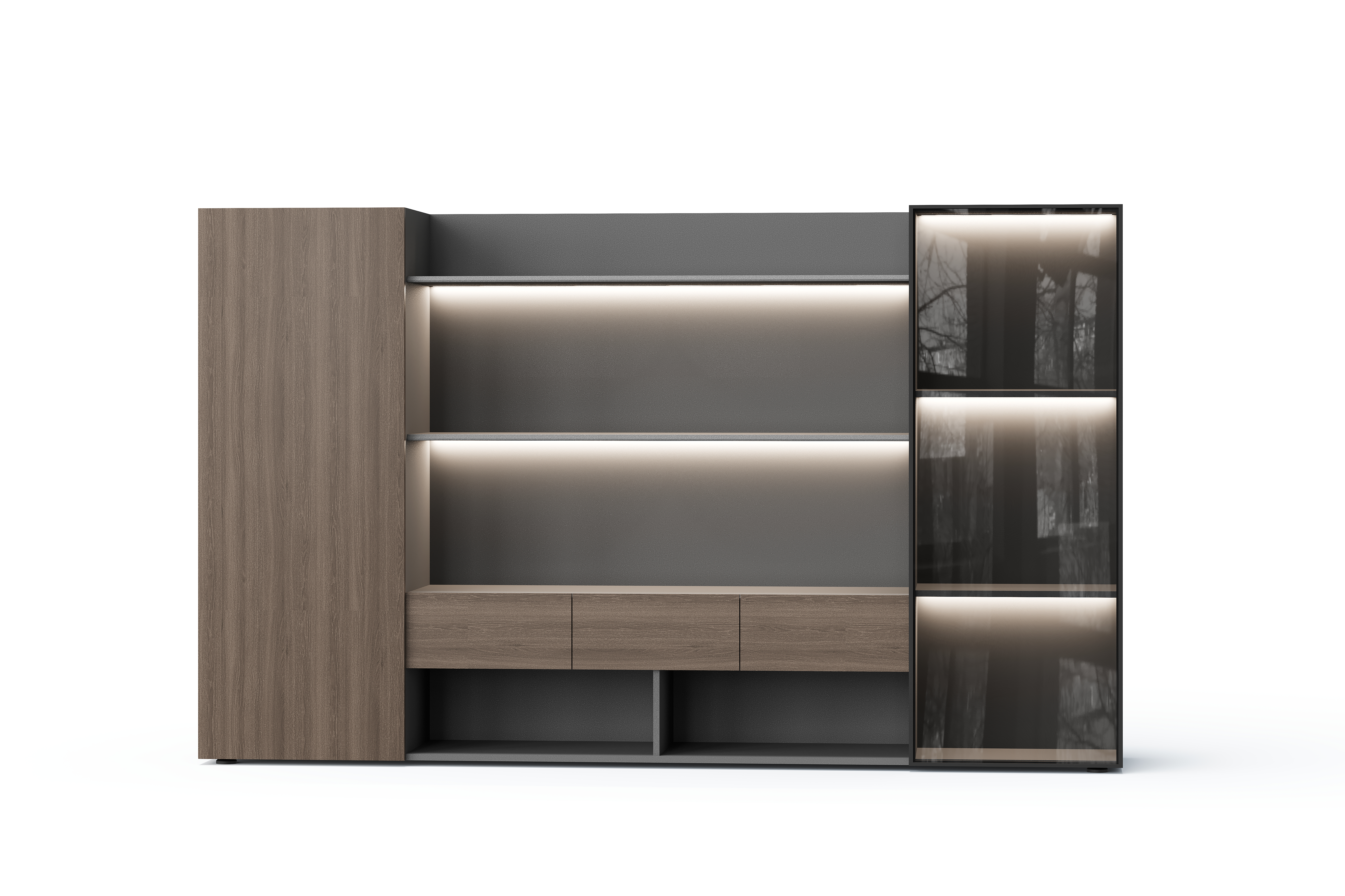 Lemari Arsip 2 Pintu — BG-2623B-G17