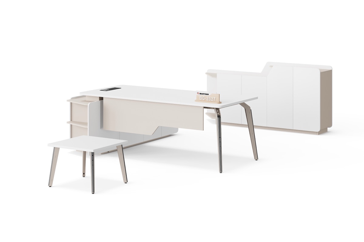 Executive Desk + Cabinet Set — detail fitur 1