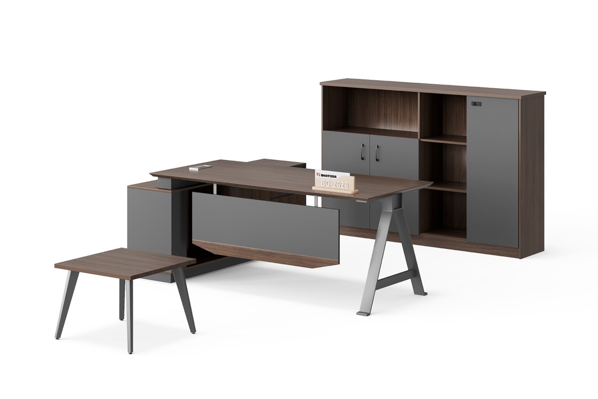 Meja Eksekutif L-Shape — detail fitur 1