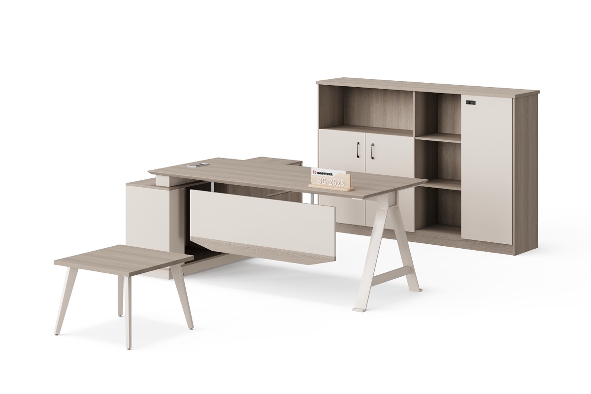 Meja Eksekutif L-Shape — detail fitur 3