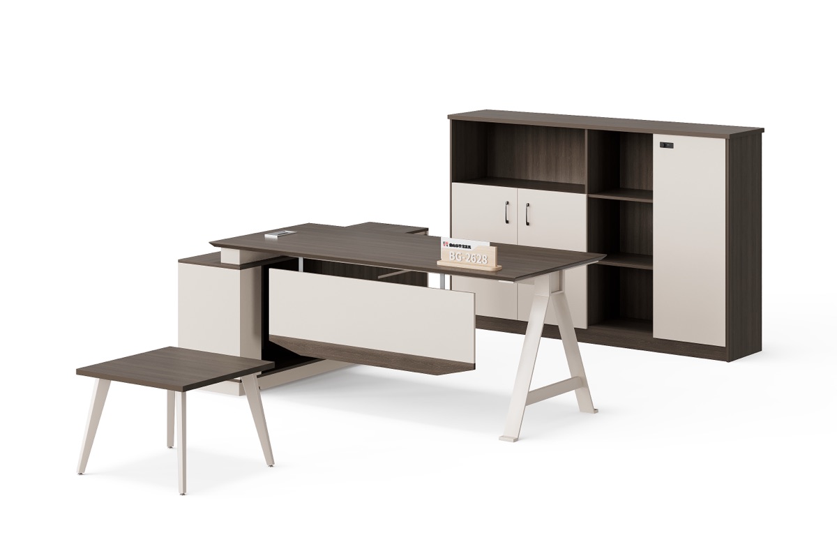 Meja Eksekutif L-Shape — BG-2628LA-G28 — Foshan China office furniture manufacturer