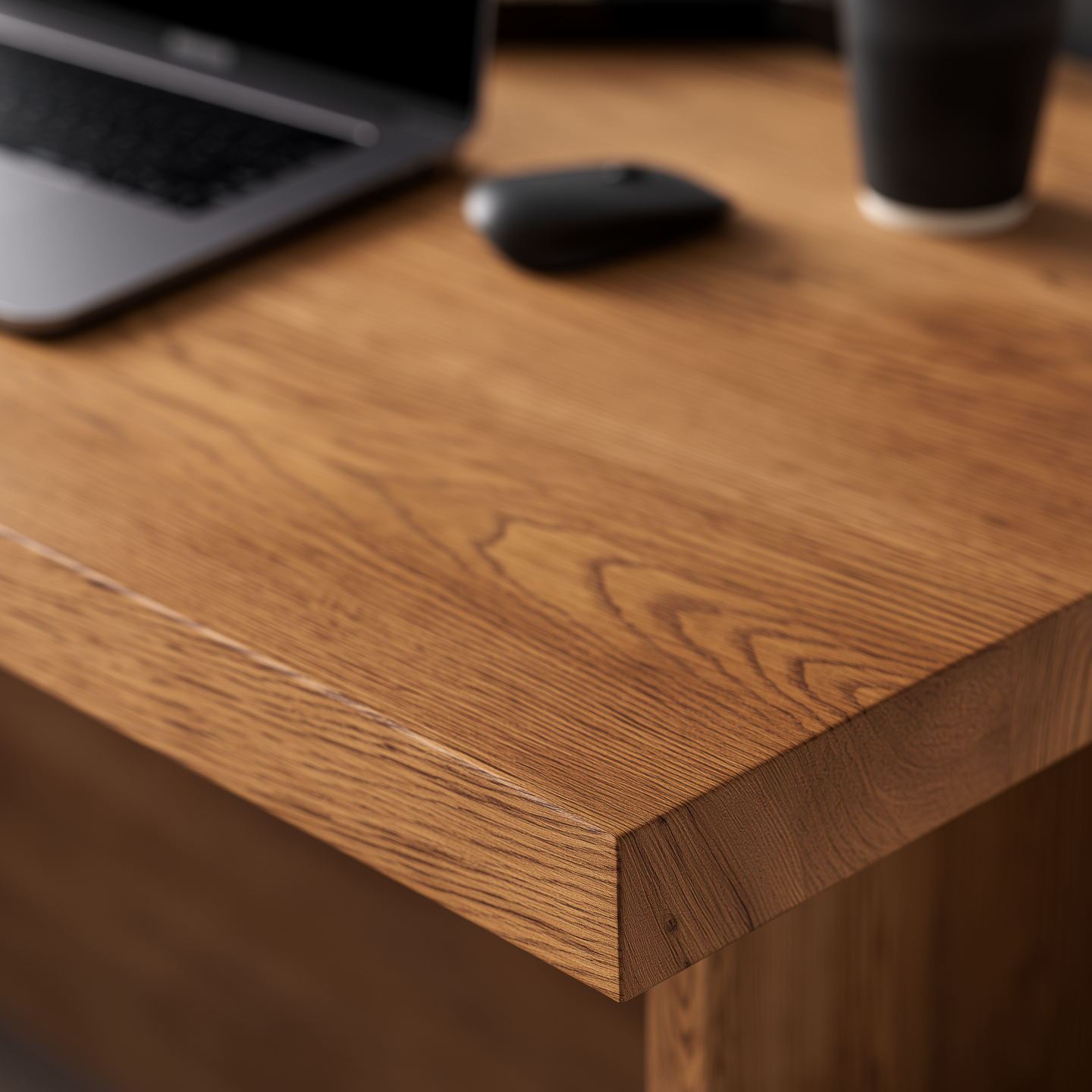 Meja Eksekutif + Side Cabinet — detail fitur 1