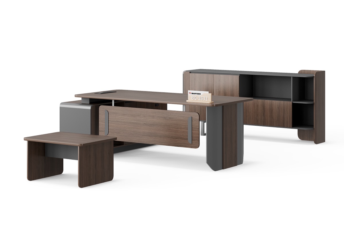 Meja Eksekutif L-Shape — detail fitur 2