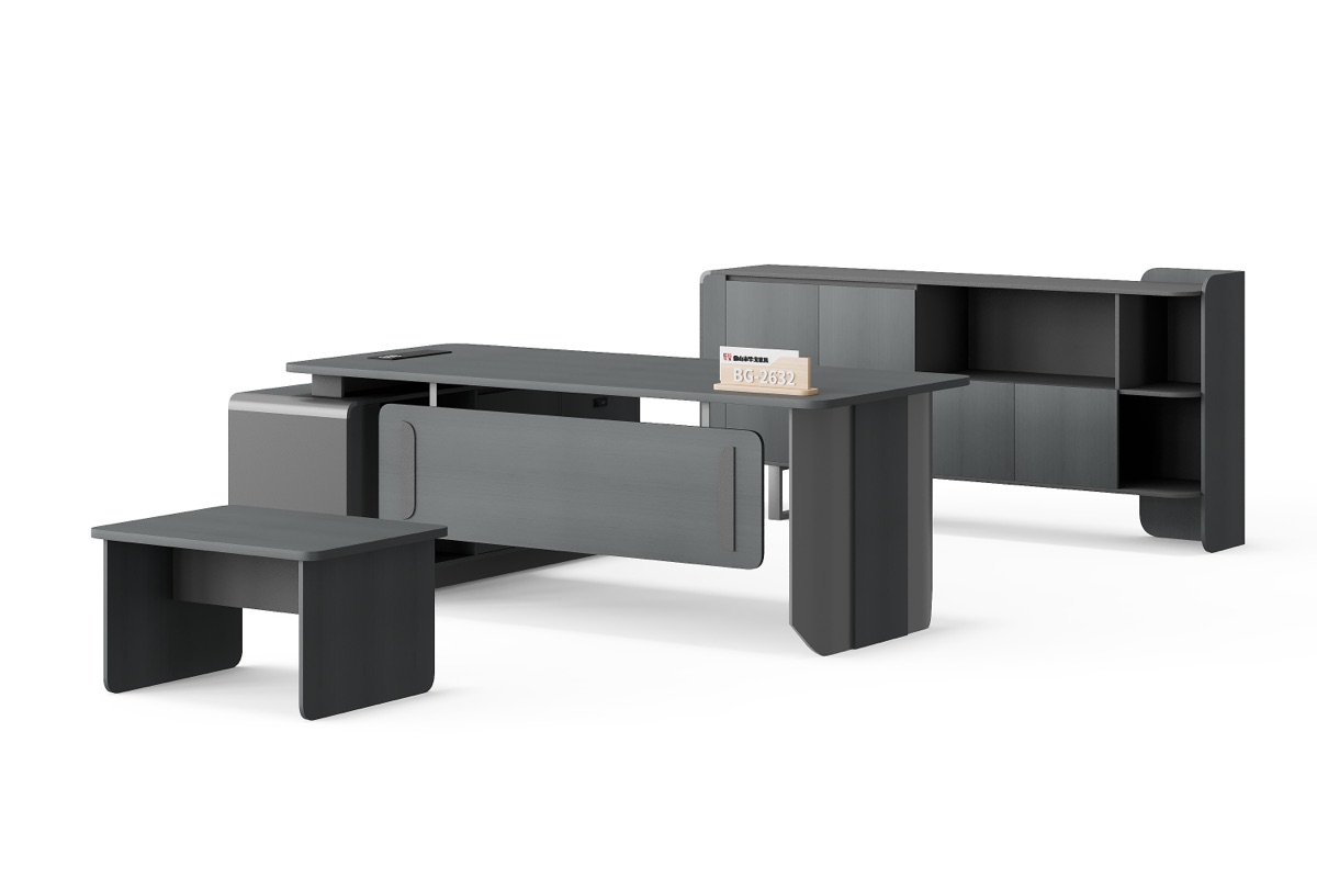 Meja Eksekutif L-Shape — detail fitur 3