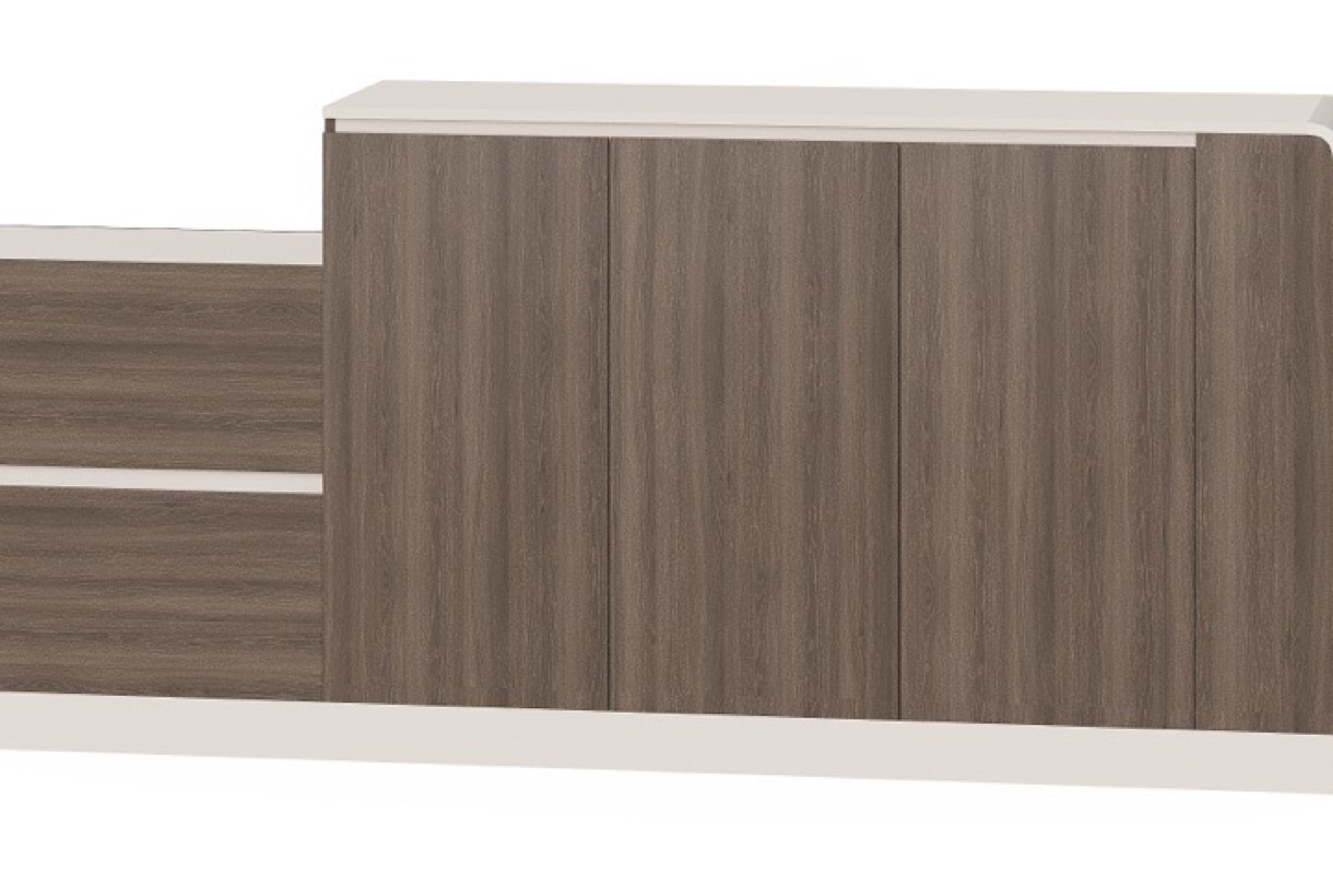 Kabinet Sisi Kantor G28 3 Pintu + Laci — detail fitur 1