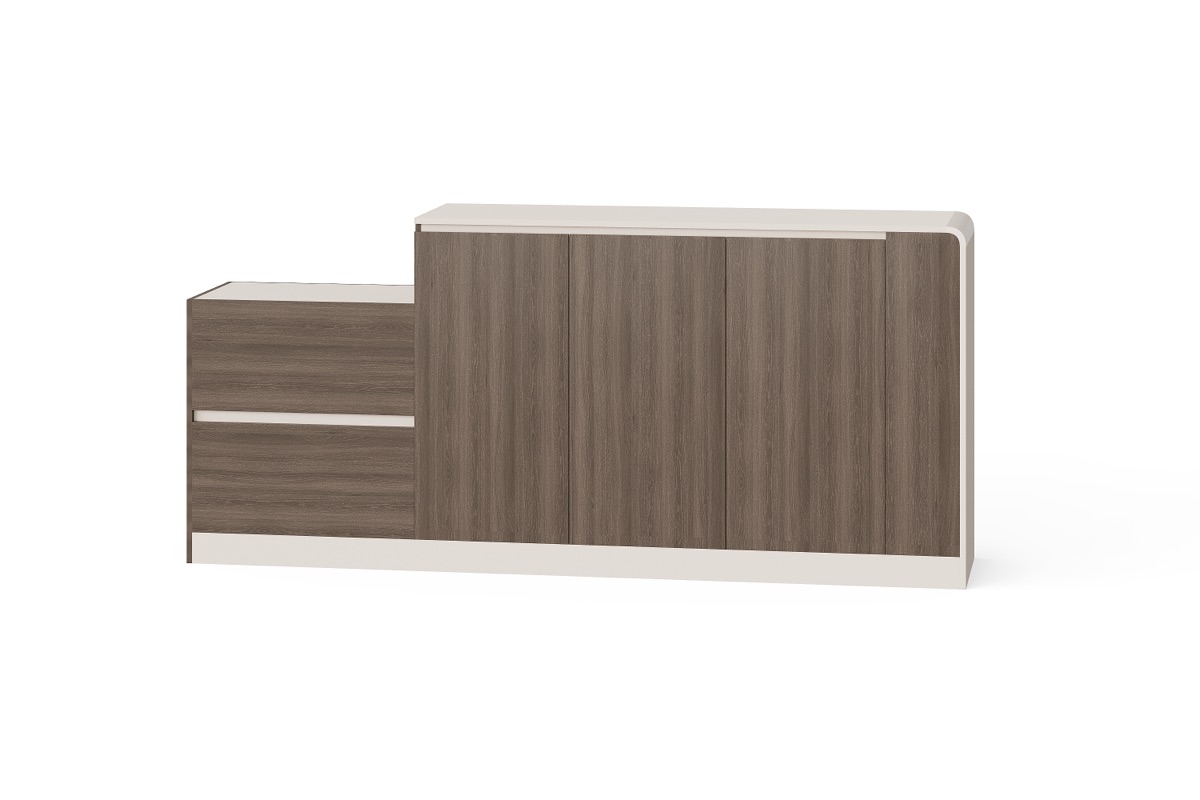 Kabinet Sisi Kantor G28 3 Pintu + Laci — BG-2633B