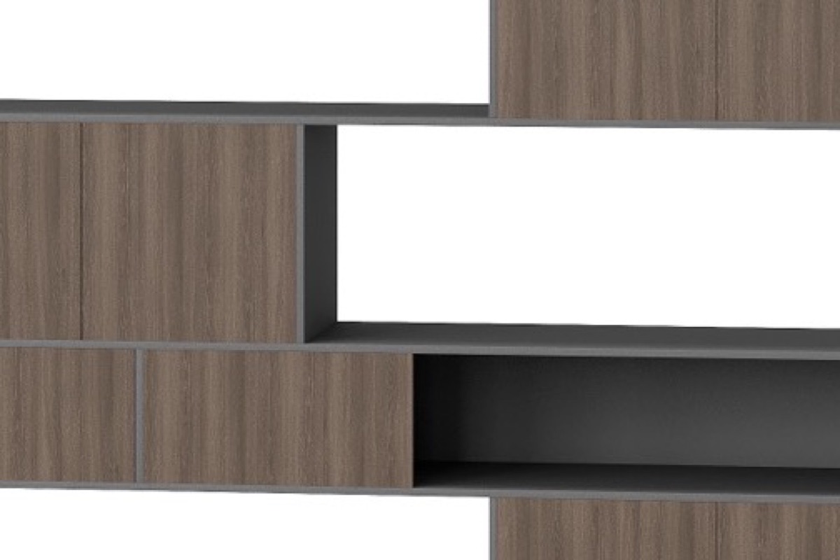 Kabinet Penyimpanan Modular G28 Asimetris — detail fitur 2
