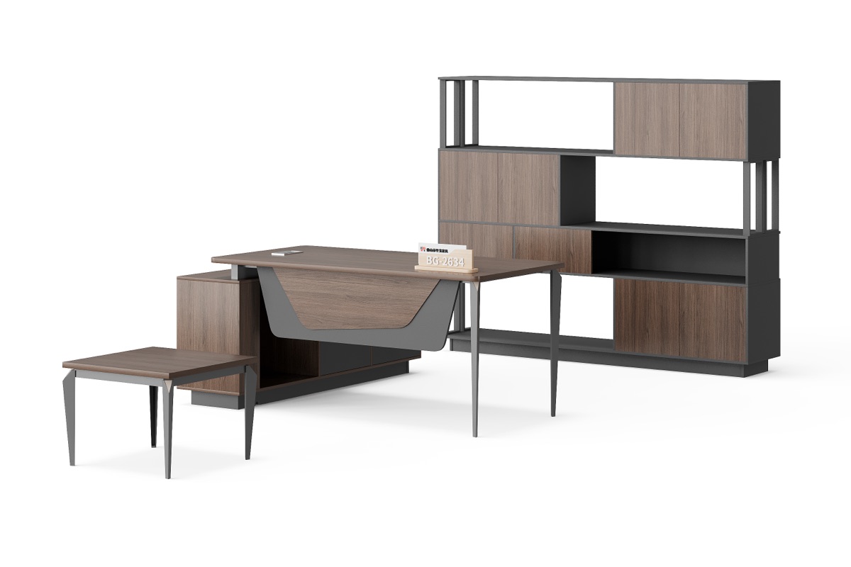 Meja Eksekutif L-Shape — detail fitur 2