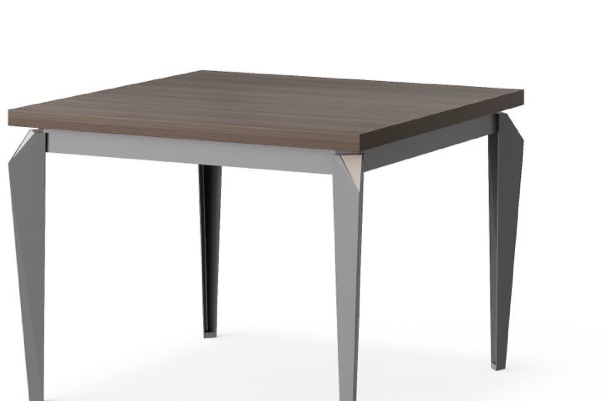 Square Discussion Table G28 Geometric Legs — feature detail 1