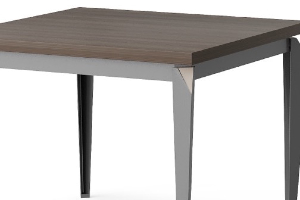 Square Discussion Table G28 Geometric Legs — feature detail 2