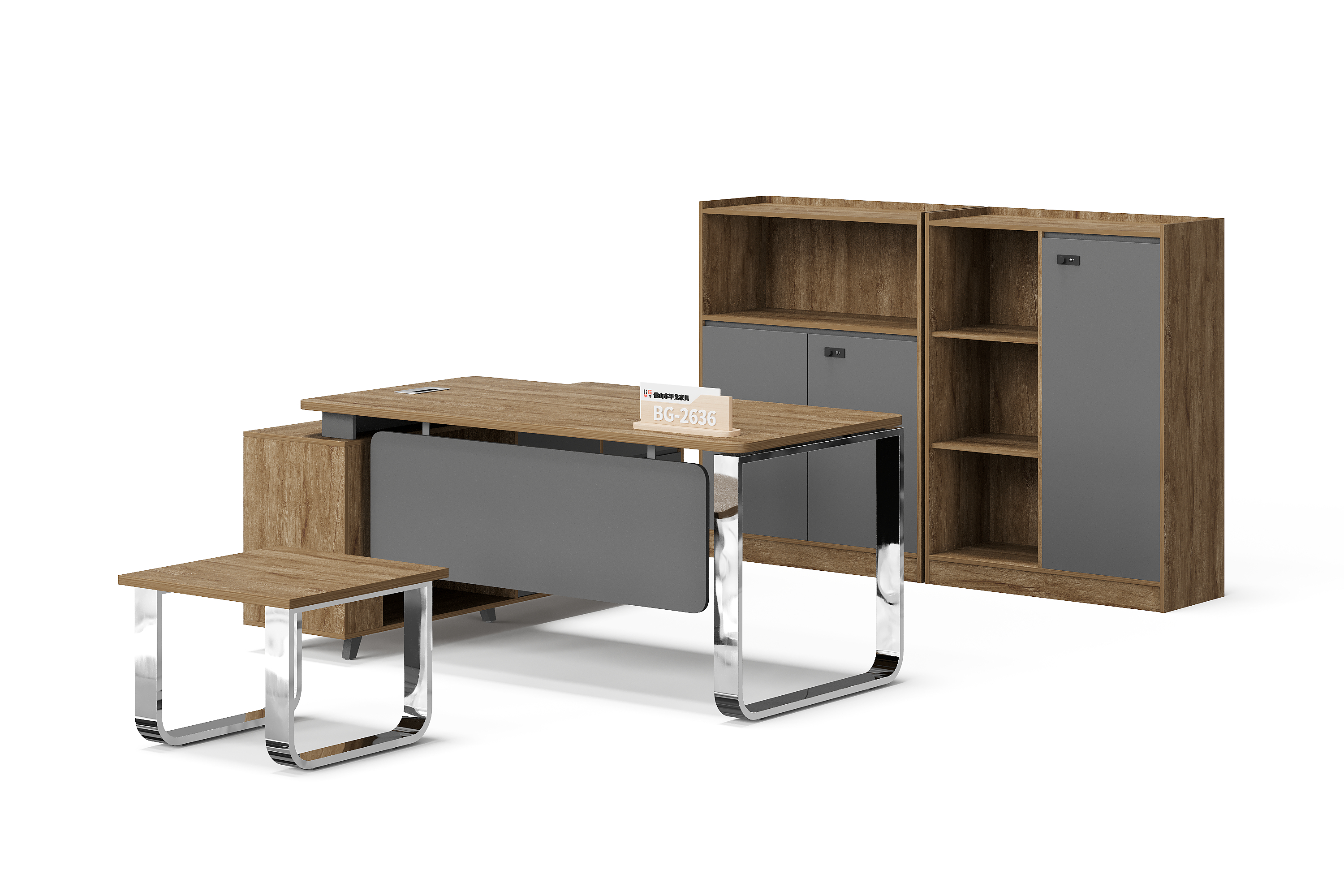 Meja Manajer L-Shape — BG-2636LA