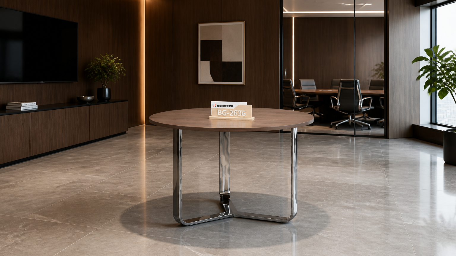 12-Seat Meeting Table — office scene