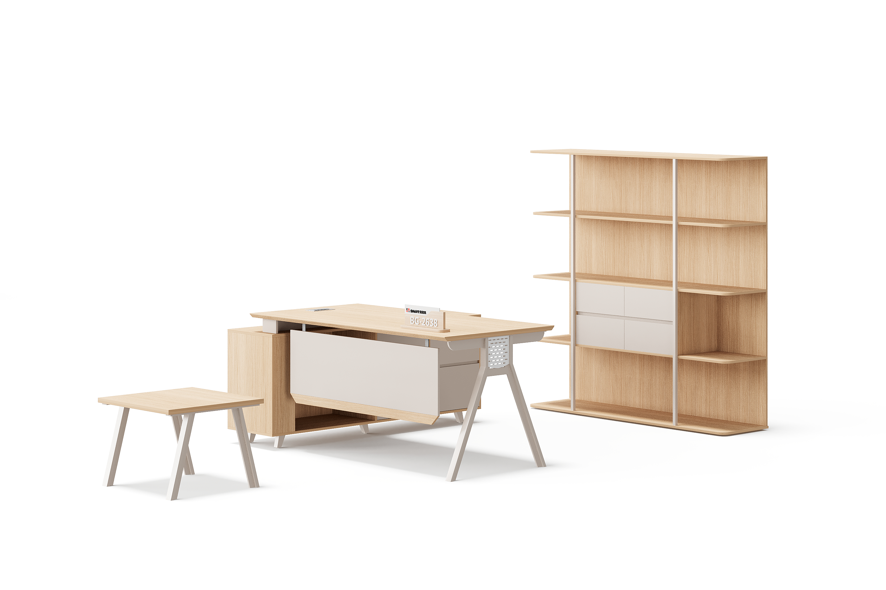 Meja Manajer L-Shape — BG-2638LA