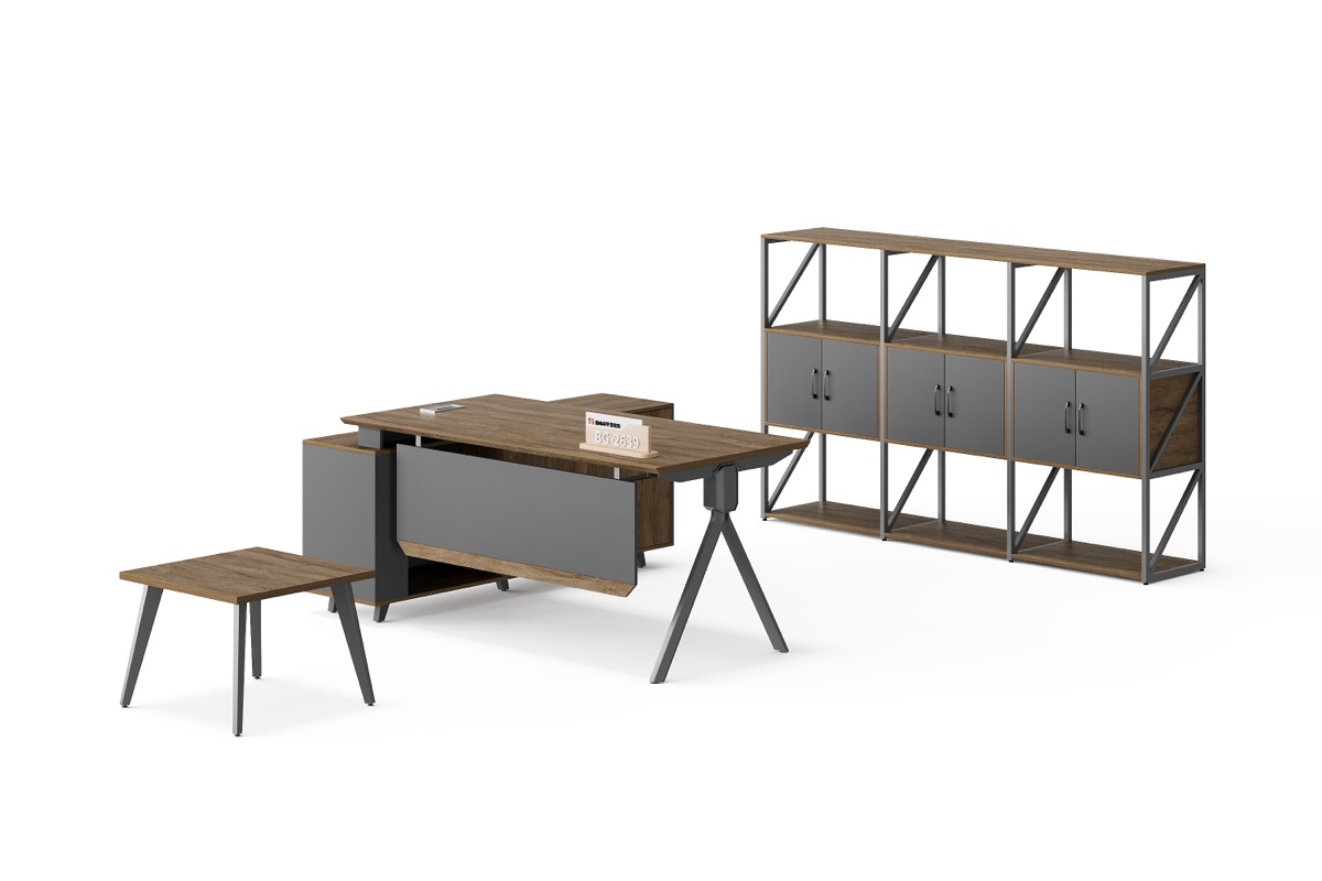 Meja Direktur L — BG-2639LA — Foshan China office furniture manufacturer